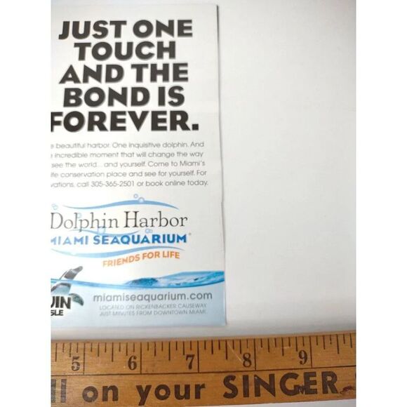 Dolphin Harbor Miami Seaquarium Florida Print ad - Picture 4 of 5
